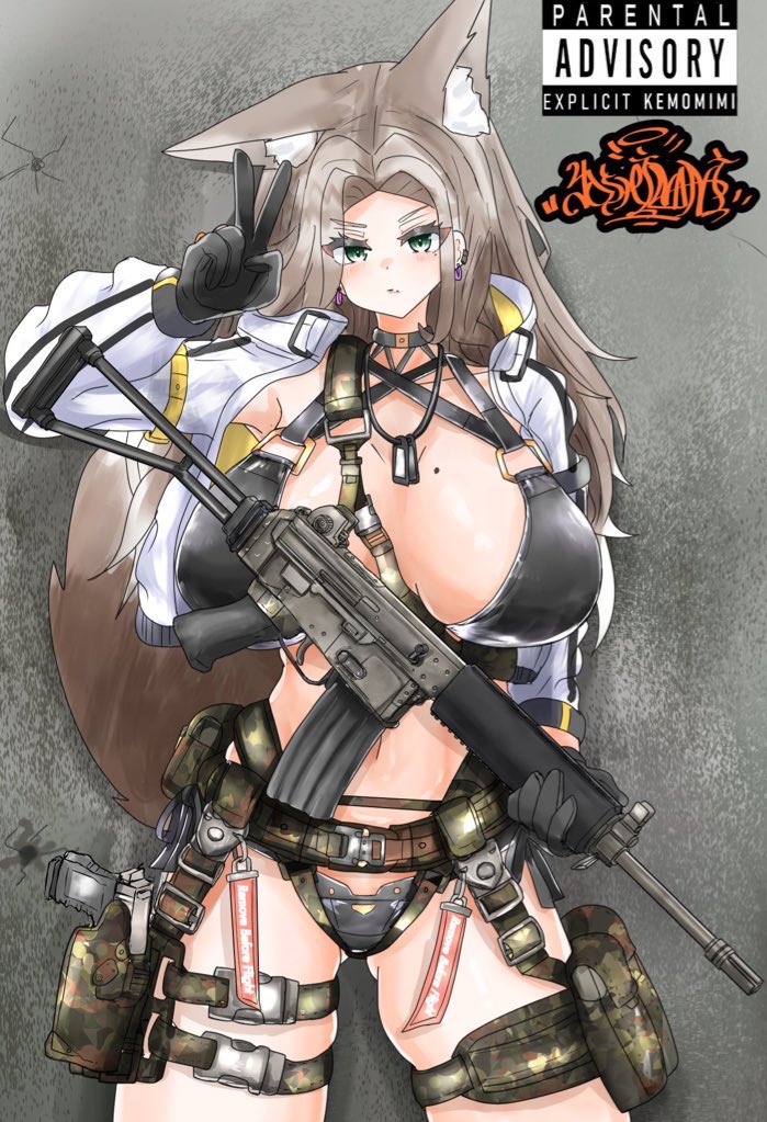 Mountain_182's tweet photo. Show your artworks with ladies and guns🦊🐺 https://t.co/PFtZCJZux7