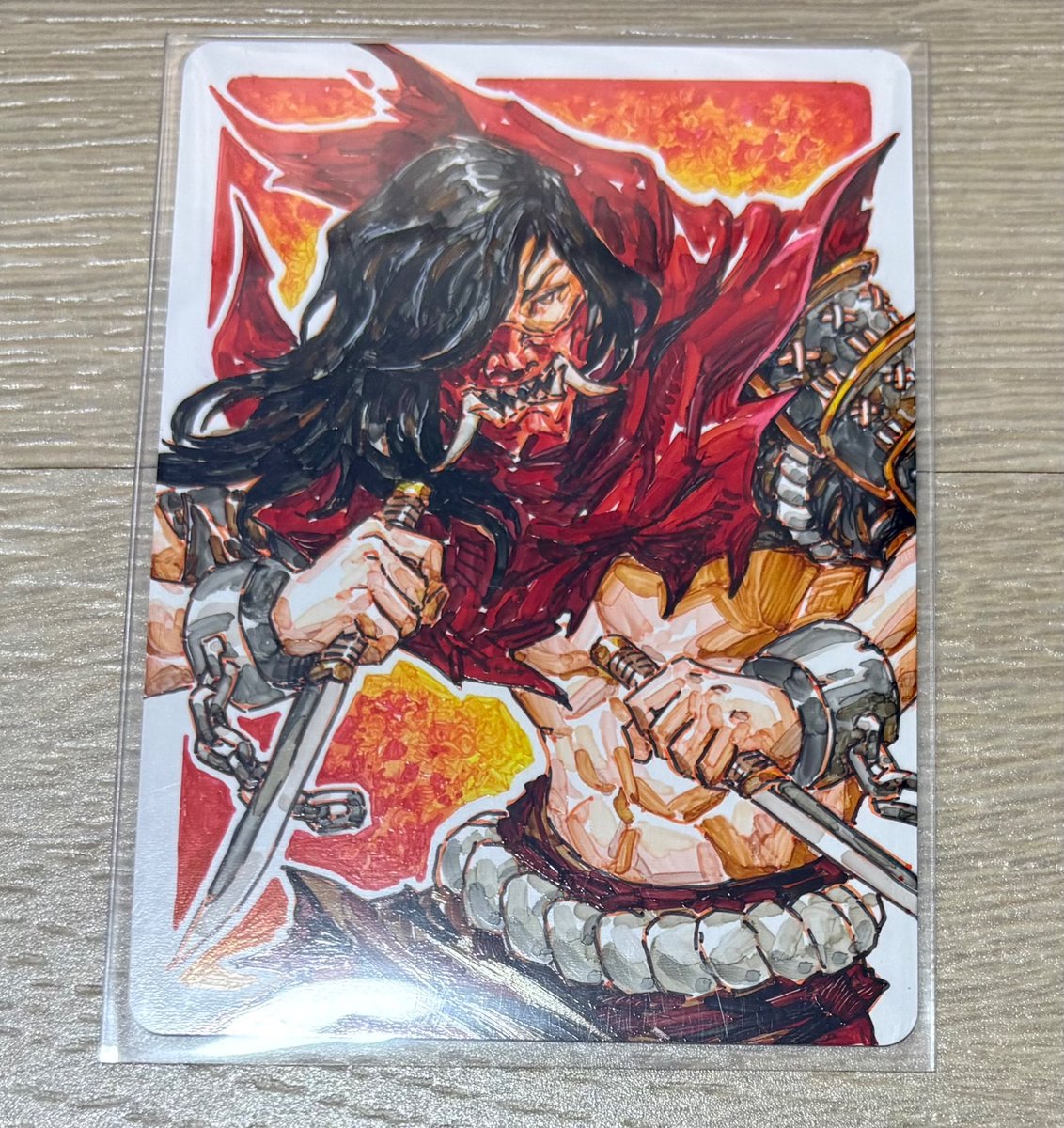 DerekYang855984's tweet photo. On the Draconic side of things, slowly accumulating Draconic artist proofs from @iJVR of my Fai deck which I brought to a Proquest finals, which is unfortunately my best performance to date. Still haven’t managed to get the Fai artist proof from Sam unfortunately.

#fabtcg https://t.co/blg7xJnfA2