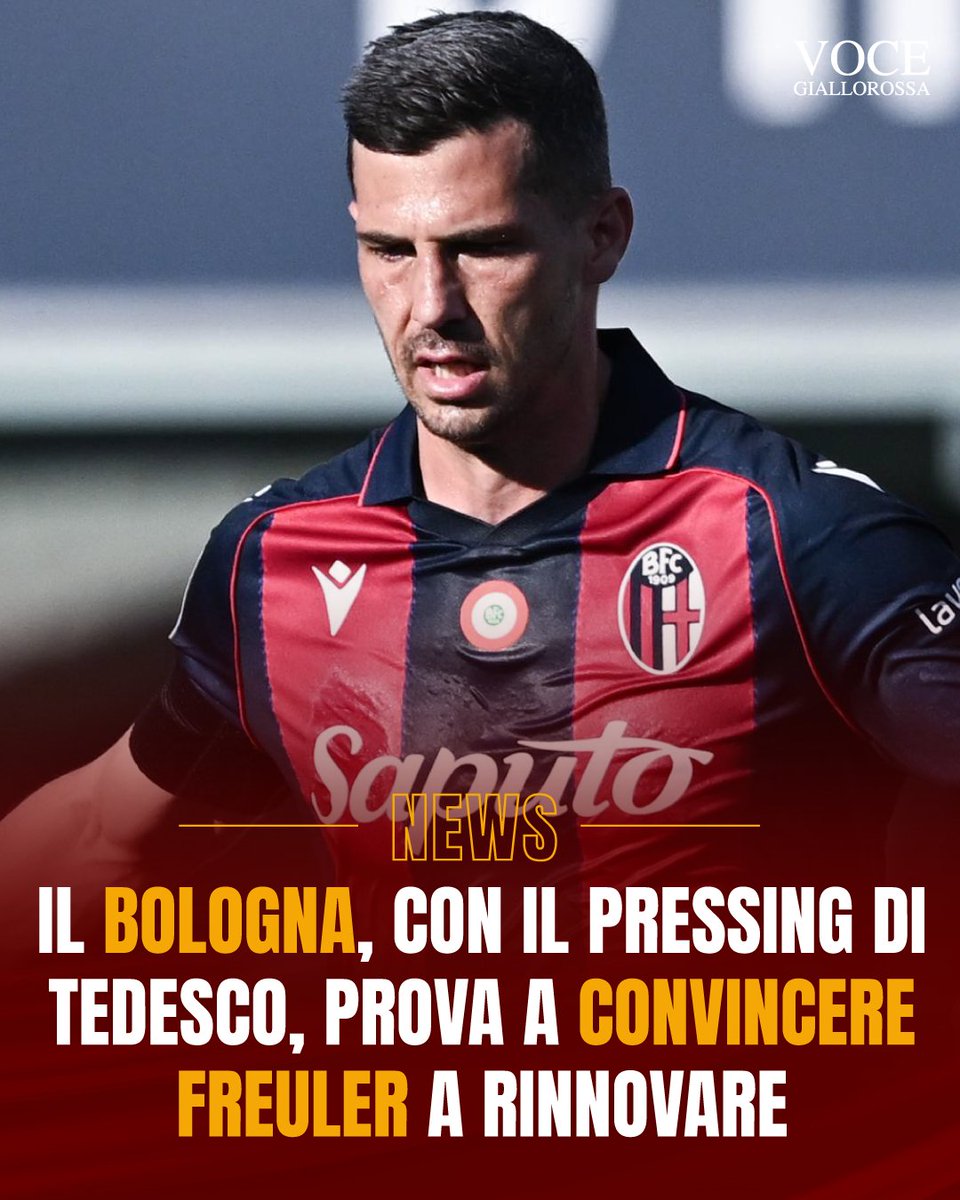 VoceGiallorossa's tweet photo. 💰 Calciomercato Roma - Il Bologna prova a trattenere Freuler
#ASRoma #Freuler #calciomercato #vocegiallorossa
https://t.co/vKedQYeS3F https://t.co/sSScKt1L0A