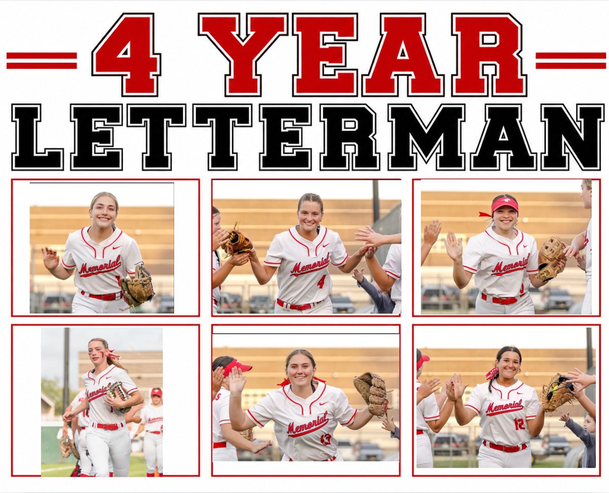 MemStangsBall's tweet photo. Congratulations to Addie Beckcom, Reese Waggoner, Mercedes Bujano, Brooke Kearns, Bella Borrego and Reagan Siblik for earning Varsity Softball Letters all Four Years! Congratulations on a stellar high school career! https://t.co/SM3eJ7YiDj