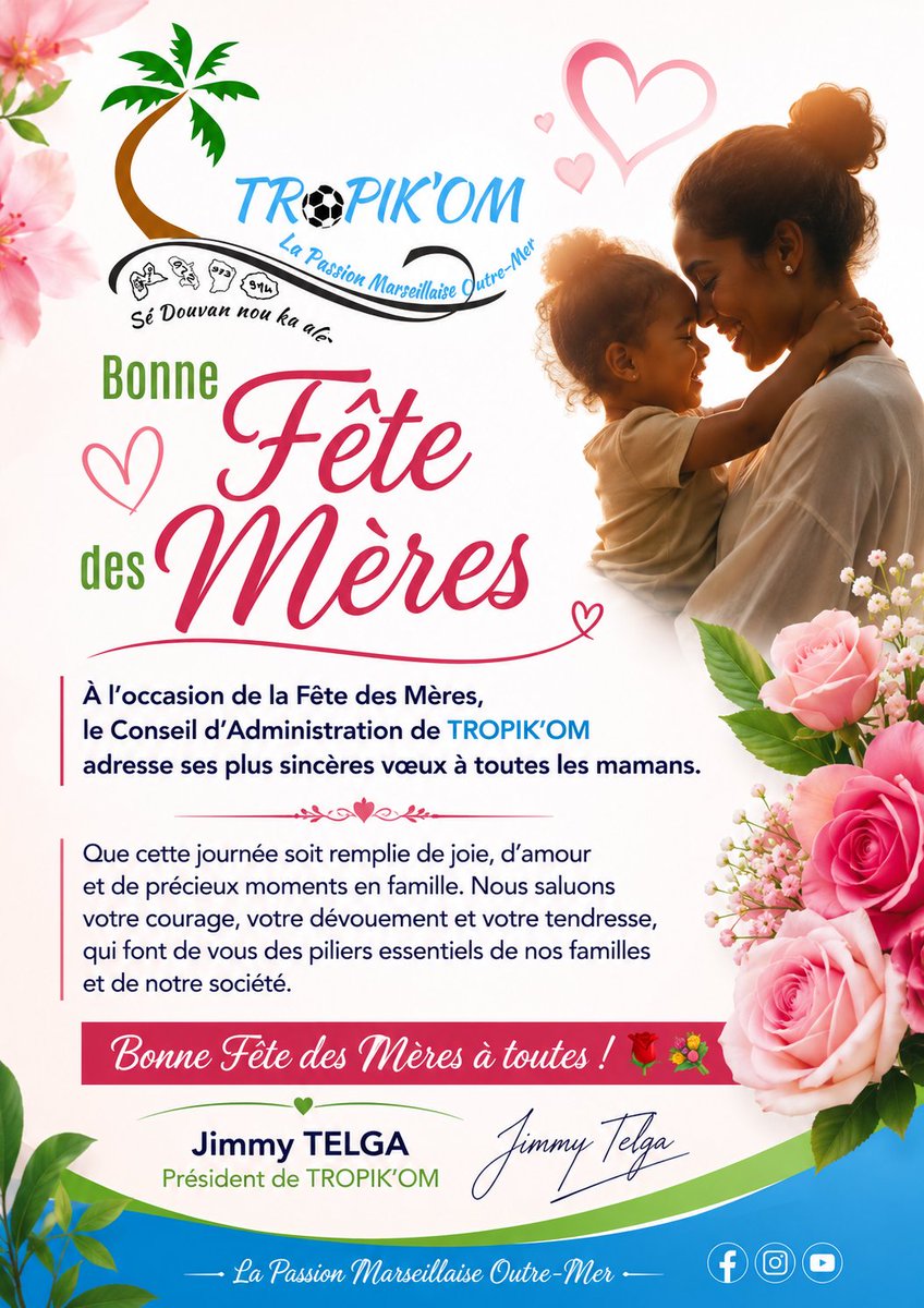 MartiniqueOm's tweet photo. Bonne fête des mères 🥳 https://t.co/Nyg3hgCT2d