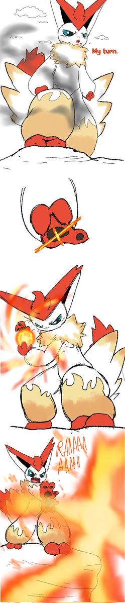 shy_flames_01's tweet photo. Fire Blast and Water Pulse!!! https://t.co/379M8215vw