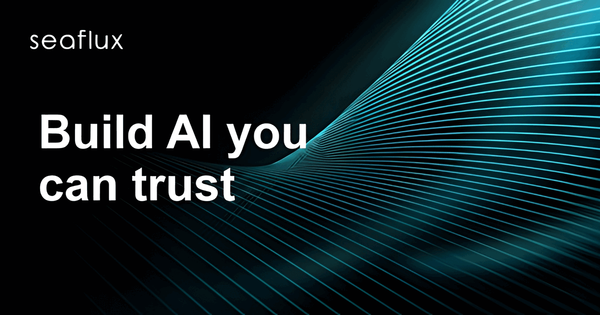 SeafluxTech's tweet photo. AI has huge potential, but mitigating risk is just as important. Seaflux leverages AWS built-in safeguards and privacy controls so you can innovate safely. We help you uncover deep insights and personalize experiences without ever compromising your data. https://t.co/HFzTW4mdE1