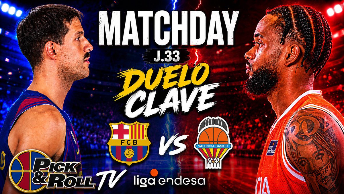 SalvatoRRR_OMG's tweet photo. 🏀 MATCHDAY 

📆 @ACBCOM | JORNADA 33

⏰ A partir de las 18:00h, en Pick And Roll TV:  

🔵🔴BARÇA BASKET 🆚
🟠🟠VALENCIA BASKET

📺 Vívelo con nosotros en:  

🔴 https://t.co/KPt0m5BYKc  
🟣 https://t.co/vI15AfaddJ  
🟢 https://t.co/orFdhLd5oX  
⚫️ https://t.co/aU3wyLsewE

#fcbarcelona #twitch #YouTube #Kick #baloncesto #basketball  #LigaEndesa @FCBbasket