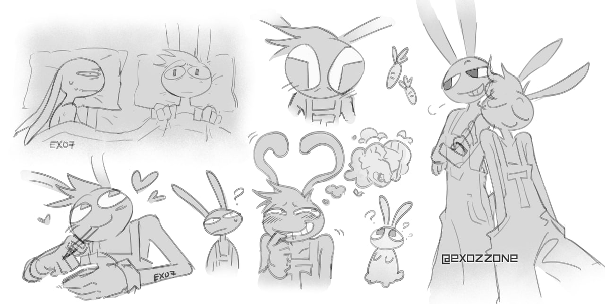 exoz_zone's tweet photo. more bunnies! #thomastadc #jax #jaxxthomas #thomasxjax #tadc https://t.co/EjYkETsxGP