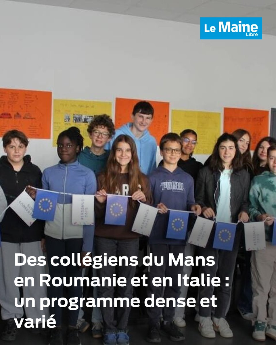 lemainelibre's tweet photo. Grâce au dispositif Erasmus + financé par les fonds européens…
➡️ https://t.co/IfcZdZhdcX https://t.co/p5beFNLz8K