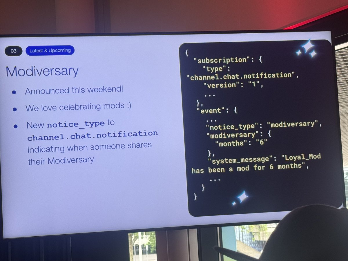 BarryCarlyon's tweet photo. Exclusive @TwitchDev leak…. https://t.co/QyNVqANIyu