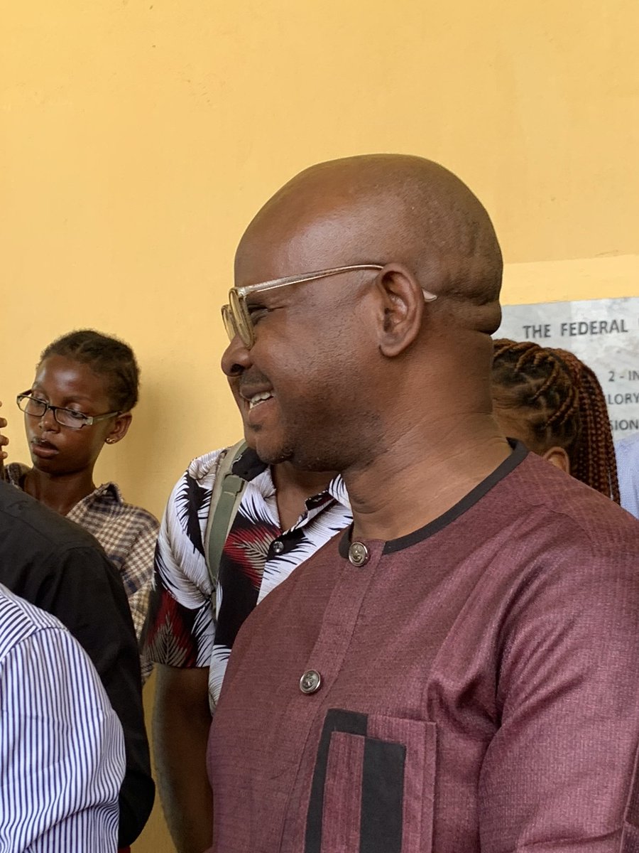 BamssaFuta's tweet photo. We were graced with the presence of the sbms faculty dean, staff adviser, HOD's and other management of the faculty https://t.co/T9xONb6dQy