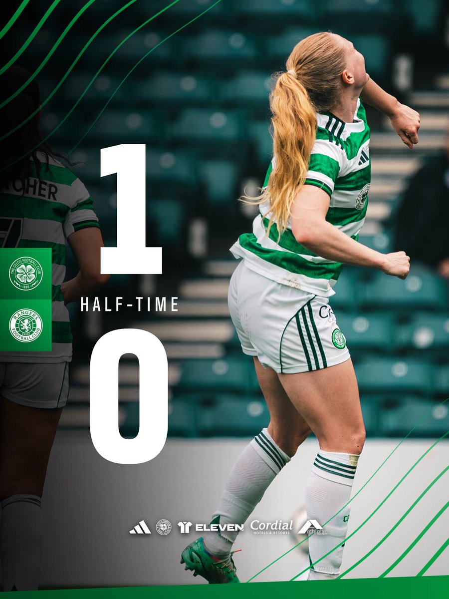 CelticFCWomen's tweet photo. 🆙 at the break! 

#CELRAN | #ScottishCup | #CelticFC🍀 https://t.co/peV0zZGs3d