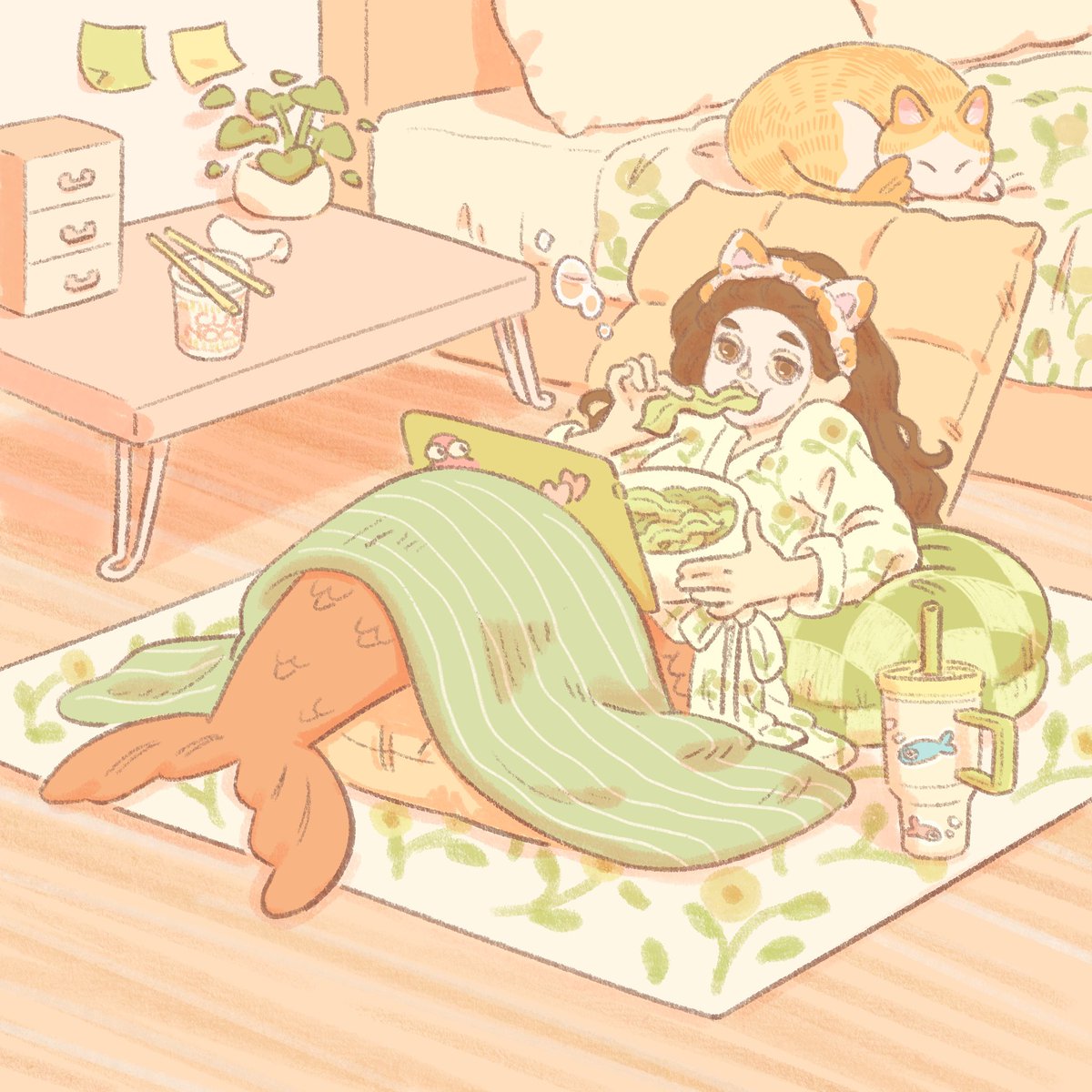 Remuvou2's tweet photo. My first and only #mermay entry this year 😭 https://t.co/66y65qlgfR