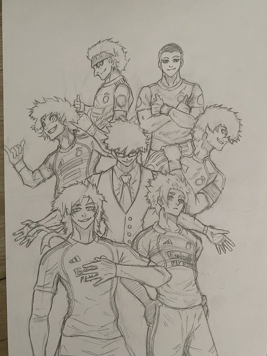 bgxartofficial's tweet photo. Im so glad i changed the whole drawing after that initial sketch😂🙏🏻
Next one coming up after i see the next season kits!
#bluelock #bluelock347 https://t.co/GdqkxZx976