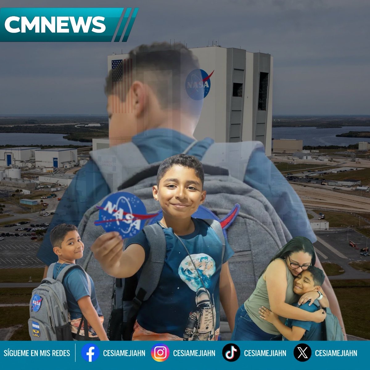 CesiaMejiaHN's tweet photo. ➪🚀🇭🇳👩‍🚀 Con la bandera de Honduras en el corazón, André Enoc inicia su viaje rumbo a la NASA

Mientras miles de niños sueñan con tocar las estrellas, el hondureño André Enoc Mejía Romero ya va camino a ellas. Con apenas 10 años, el pequeño genio emprendió su viaje hacia el Centro Espacial Kennedy de la NASA, en Florida, donde representará a Honduras en un exclusivo programa internacional de formación espacial. Acompañado de su madre y cargado de sueños, André dejó el país para vivir una experiencia que pocos niños en el mundo tienen la oportunidad de alcanzar. Gracias a su talento en matemáticas, astronomía y ciencias espaciales, se ganó un lugar entre jóvenes de diferentes países que participarán en entrenamientos, simulaciones de misiones y actividades inspiradas en el trabajo de los astronautas. Hoy no solo despega un niño rumbo a Estados Unidos; también despega la ilusión de un país entero que ve en él la prueba de que los sueños catrachos sí pueden llegar hasta la NASA. ⭐🚀🇭🇳