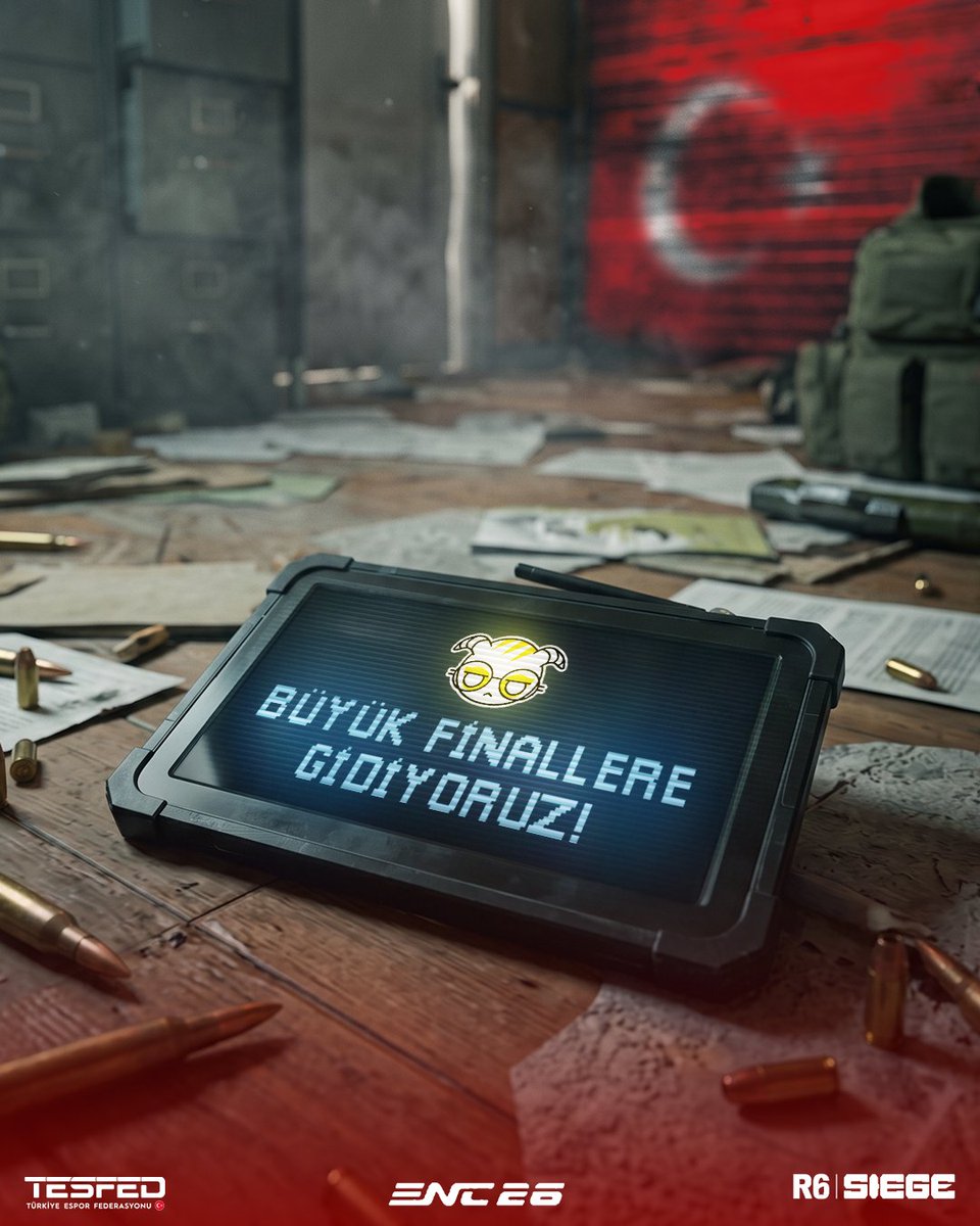 TeamTUR_Esports's tweet photo. 🇹🇷 ENC26 BİLETİ BİZİM!

Rainbow Six Siege Milli Takımımız, Cezayir’i 2-1 mağlup ederek Esports Nations Cup 2026 ana turnuvasına katılmaya hak kazandı!

Millilerimiz, Kasım ayında ENC26’da ülkemizi temsil edecek! 🔴⚪

#KırmızıBeyaz #ENC26 https://t.co/ulSiTRIjfh