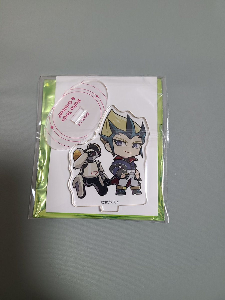 bakedshake's tweet photo. 【交換】遊☆戯☆王ＺＥＸＡＬ × コラボカフェ本舗BLANC
15th Anniversary Cafe アクリルスタンド B
【嬢】天城カイト＆オービタル
【求】ベクター
友人代行分になります。 https://t.co/USuJllFEg1