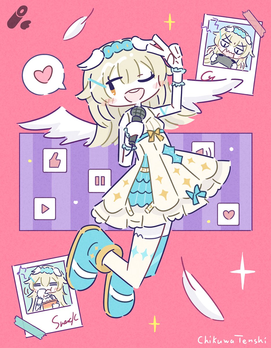 lunch_f's tweet photo. 大天使ちくわさんのリクエストありがとうございました！
https://t.co/20mQrOpPxo
#skeb #イラスト https://t.co/A9P3U6Jfa6
