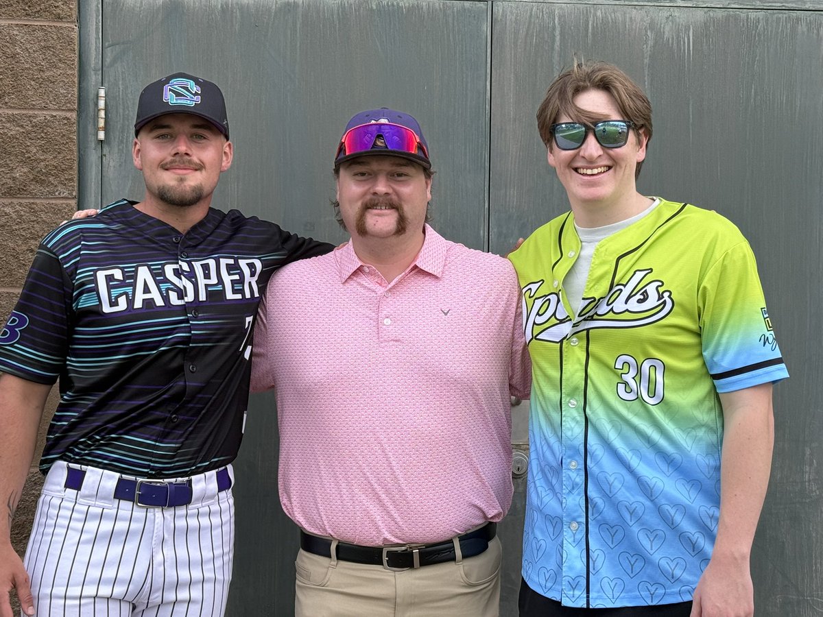spudsbaseball's tweet photo. We’re building a Legacy here in Wyo- we inducted 5 fan favorites who embodied what it means to be a Spud. They now bleed purple ♾️ #legends #taternation #legacyclub https://t.co/KsCw1QM3wZ