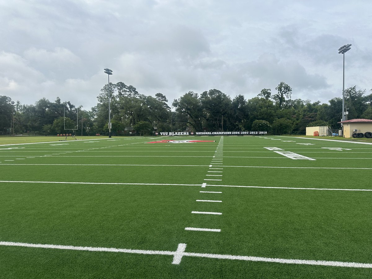 WestOrangeFB1's tweet photo. Great visit @VState_Football! Thank you @Billy321Fred for making it happen! 
#Valhalla #TitleTown https://t.co/M9Hknm66xA