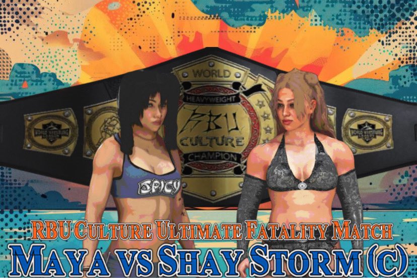 CCWBattledome's tweet photo. Tonight it is CCW’s last 2K25 ppv, Showdown In The Sun &amp; on tap for this show is: 

- @TheAceYoung &amp; Santi Rojas vs  @lowkeyzola_ &amp; @FistOfDaMonstar (c) for the CCW Tag Team Championships 

- @yungmayax vs @soldelashay (c) in a Ultimate Fatality Match for the RBU Culture title https://t.co/ulGk5RWU41