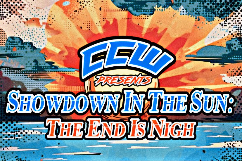 CCWBattledome's tweet photo. Tonight it is CCW’s last 2K25 ppv, Showdown In The Sun &amp; on tap for this show is: 

- @TheAceYoung &amp; Santi Rojas vs  @lowkeyzola_ &amp; @FistOfDaMonstar (c) for the CCW Tag Team Championships 

- @yungmayax vs @soldelashay (c) in a Ultimate Fatality Match for the RBU Culture title https://t.co/ulGk5RWU41