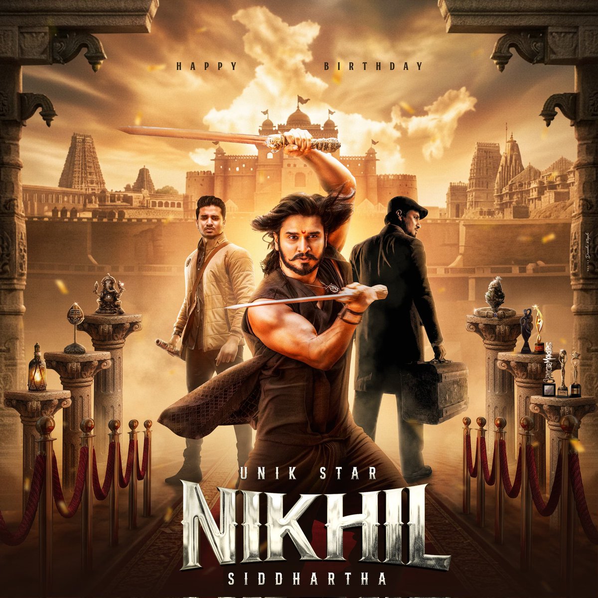 Filmy_Today's tweet photo. Our UNIK STAR #Nikhil Birthday CDP is here! ❤️‍🔥

Wishing an advance Happy Birthday to the ever-energetic and versatile hero Nikhil Siddhartha 🎉

May this year bring bigger blockbusters, greater success, and endless happiness.

#HappyBirthdayNikhil #HBDNikhil  #UnikStarNikhil 🎂❤️‍🔥 https://t.co/OMUMbWNsIl