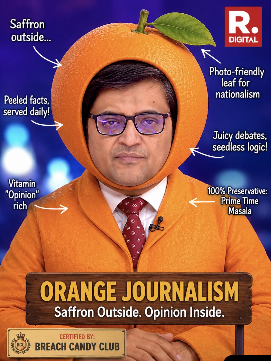 PowercutP36096's tweet photo. Arnab Goswami - Saffron Gatekeeper #Shameless #republicTV #ArnabGoswami #Journalism #MediaHypocrisy https://t.co/LjZ3JNMwGQ