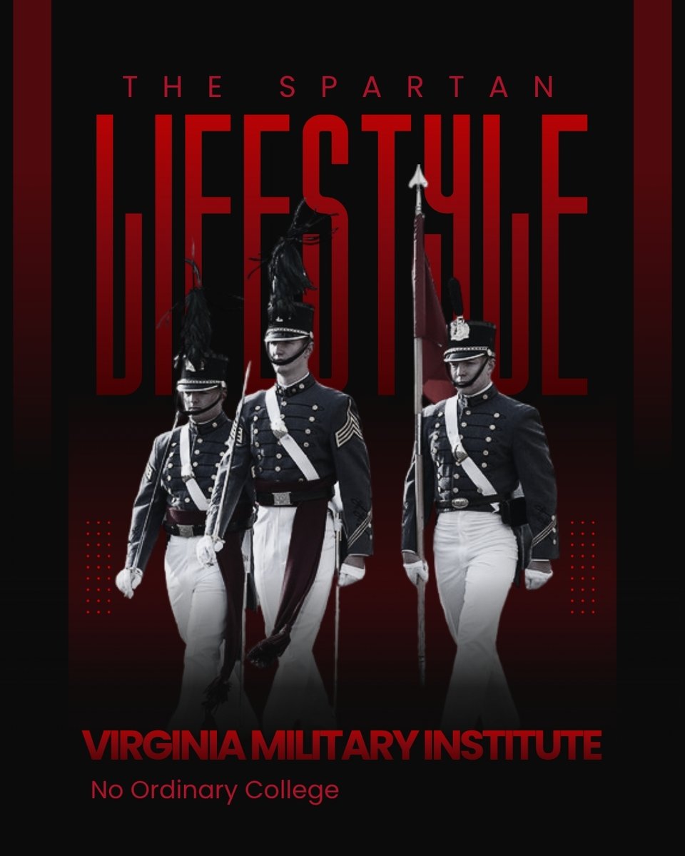 VMI1839's tweet photo. THE SPARTAN LIFESTYLE

What does "Spartan" mean at VMI?

It means choosing growth over comfort.

At VMI, the military system and Spartan environment are designed to eliminate distractions and sharpen focus. Through structure, discipline, and shared challenges, cadets develop habits that last a lifetime.

The goal isn't to make life harder. The goal is to build leaders who are resilient, accountable, and prepared to serve.

Since 1839, generations of cadets have embraced the citizen-soldier ideal by learning to lead themselves before leading others.

This is the first post in our Spartan Lifestyle series. Follow along this summer as we take a closer look at the experiences, traditions, and daily habits that define life at VMI.

#VMI #SpartanLifestyle #CitizenSoldier
