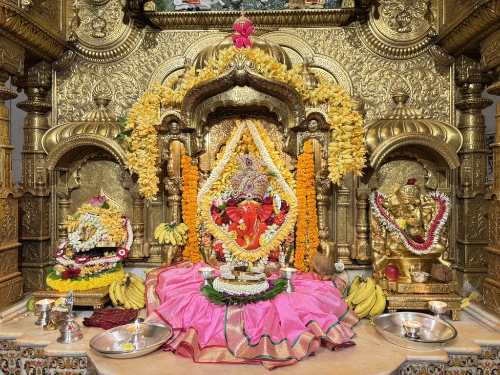 SVTMumbai's tweet photo. 🙏 गणपती  बाप्पा मोरया 🌺मंगलमूर्ती मोरया 🙏३१/०५/२०२६
🙏Ganapati Bappa Moraya 🌺 Mangalmurti Moraya  🙏31/05/2026 https://t.co/Y06Db9v31z