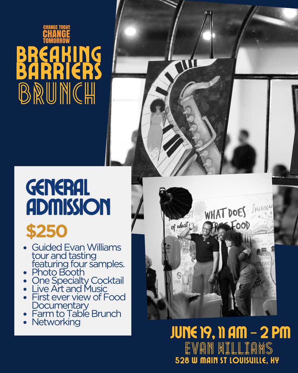 ChangeTMW's tweet photo. An experience rooted in culture, community, and impact.

Join CTCT on June 19, 2026, for the Breaking Barriers Farm-to-Table Brunch, an immersive afternoon centered around food, art, and storytelling.

Reserve your seat today at https://t.co/z2vEu3YiPo https://t.co/UOvHDcIEWp