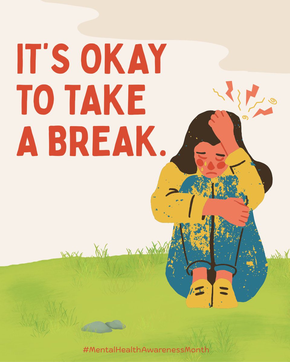 KeystoneYork's tweet photo. As Mental Health Awareness Month comes to a close, remember this: it’s okay to take a break. Rest is not a setback  or weakness — it’s part of taking care of yourself. 

#MentalHealthAwarenessMonth #KeystoneYork https://t.co/S0xRnSiFn9