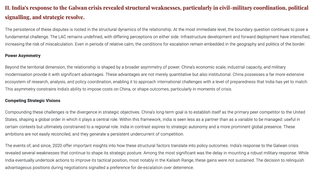 Himalayas_SNU's tweet photo. In a paper for @AhdUniv's Stepwell Centre for Asian Futures, CHS Director @jabinjacobt argues that the current phase of🇮🇳-🇨🇳relations is only a limited &amp; tactical stabilisation, as the bilateral relationship is beset with structural tensions. https://t.co/e2Y7pvG8Bx https://t.co/MTZhS34ZOU
