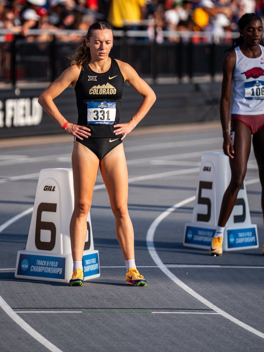 CUBuffsTrack's tweet photo. another national championship for avery ✅💖 https://t.co/cOinECHVIL