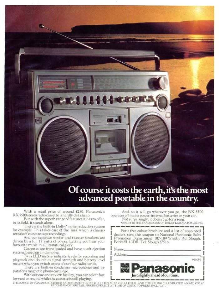 calradiohistory's tweet photo. “Of course it costs the Earth - it's the most advanced portable in the country!” https://t.co/0VOoitmCmA
