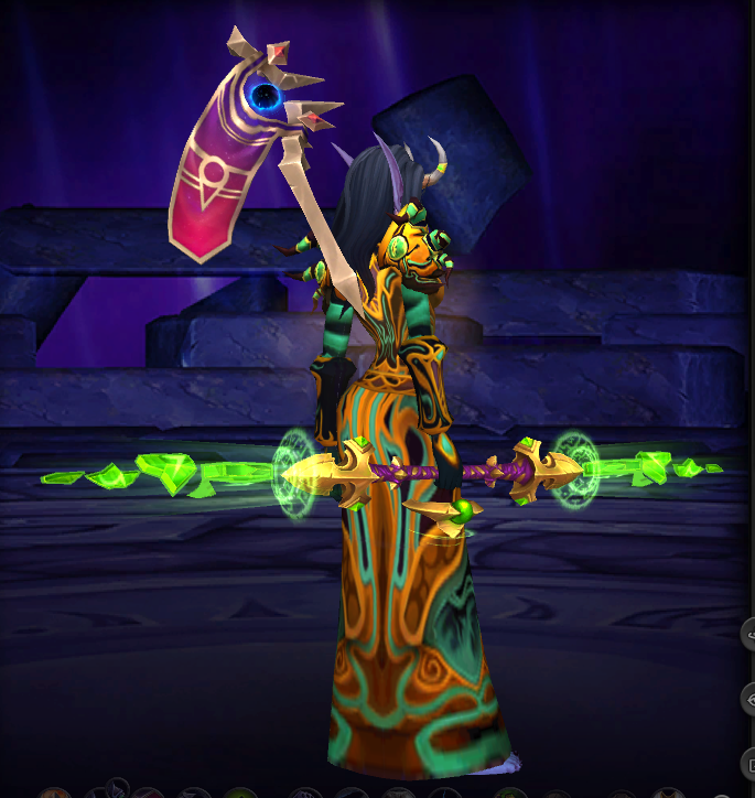 BuaLockOW's tweet photo. Midnight Season 1 Legend Pennant - is not a toy anymore its cloak transmog... so when do we get previous season pennants as transmog too? https://t.co/6XS6bUpDSM