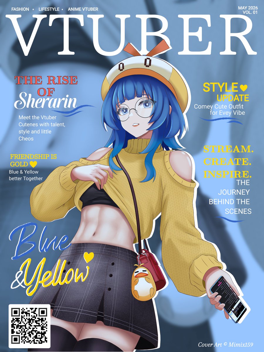 Mimix_Art's tweet photo. Blue &amp; Yellow - always better together 💙💛

#Digitallllustration
#SherarinMaylene
#RiseOfSherarin
#SherarinCover
#BlueYellowVibes https://t.co/Qq6EytYOMt