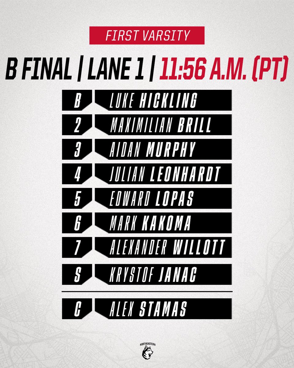 GoNUmrowing's tweet photo. The third varsity gets things going in one hour on Lake Natoma - check out the times, lane assignments and lineups for the final day of racing at IRAs ⬇️ https://t.co/JMQG4jxLjM