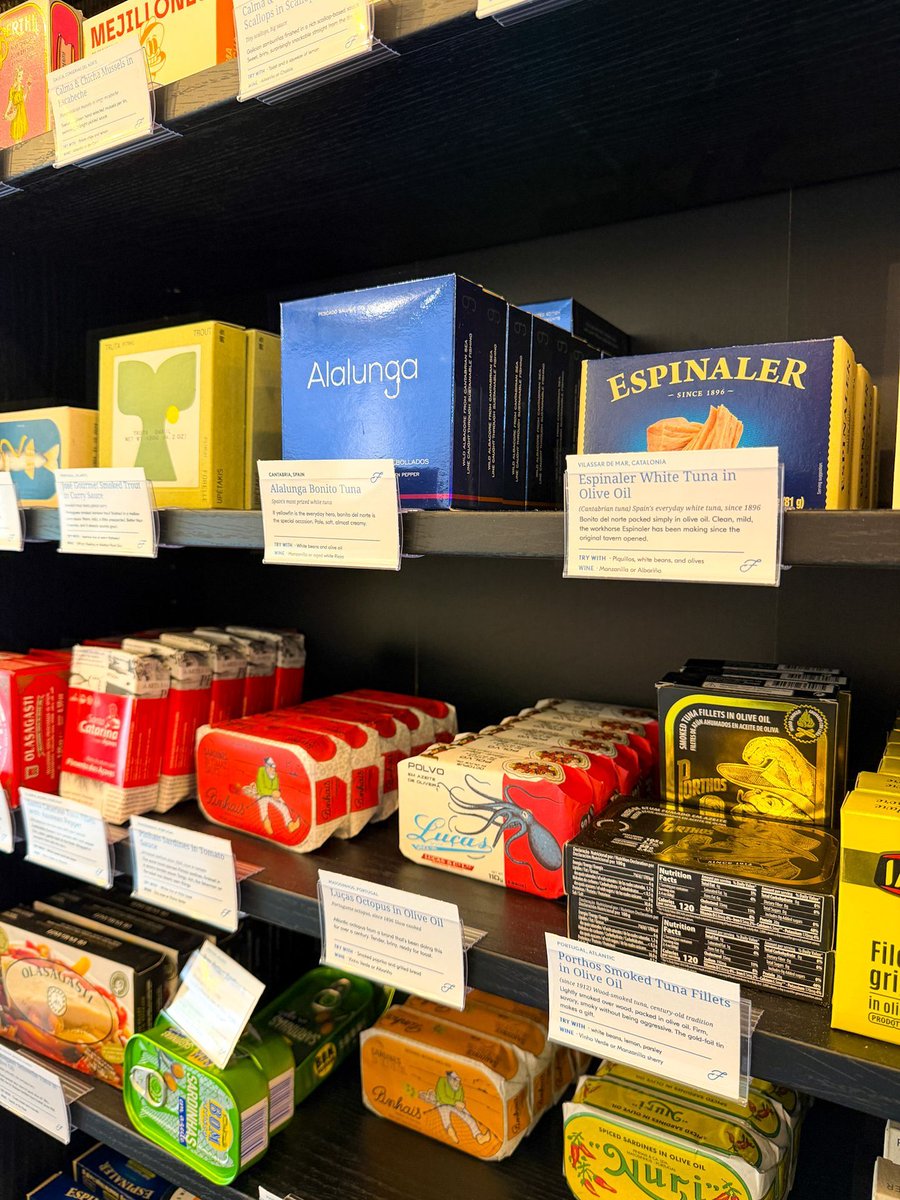 FjordFishMarket's tweet photo. Get lost in here. Tinned fish, little finds, things you didn't know you needed. We'll be around if you have questions. https://t.co/HRfoE6qJJg