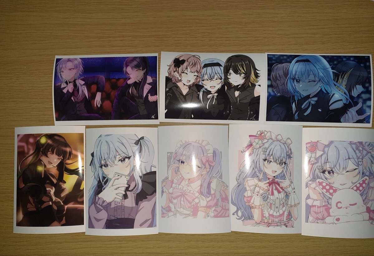 nu_004251's tweet photo. Mei(@283_Mei)さんのネットプリントを印刷～
冬優子,羽那,コメティック好きとしてはとても嬉しいイラストばかりでニコニコ！ https://t.co/fgMUfOvsTj