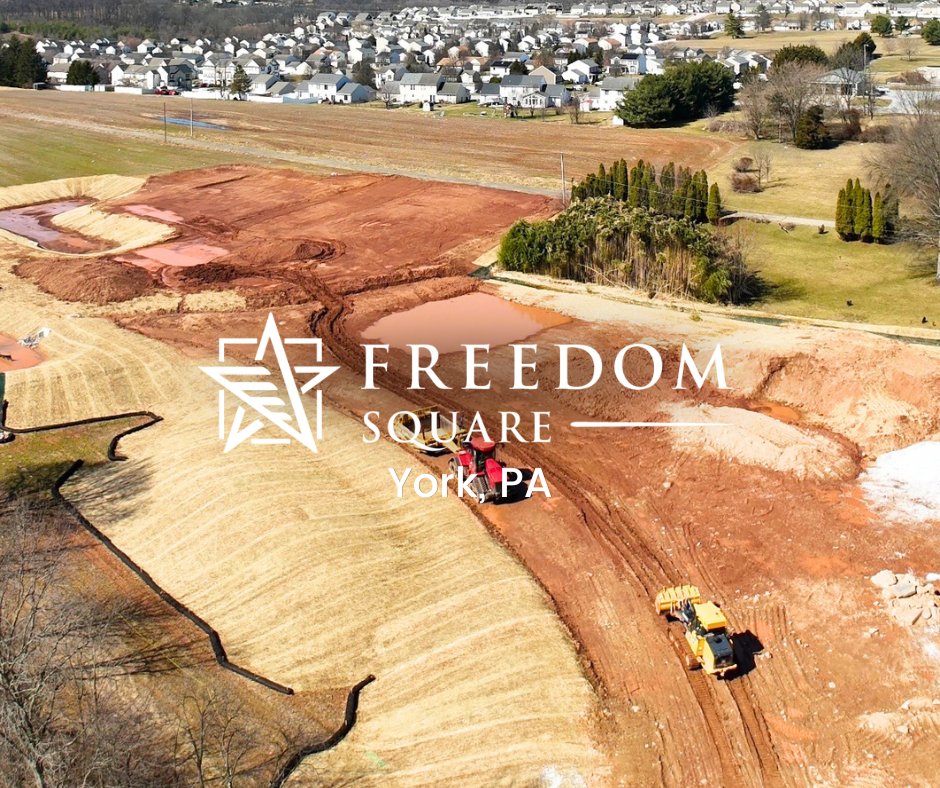 OwnALandmark's tweet photo. Discover Freedom Square, a thoughtfully designed master‑planned community now selling in 📍Conewago Township, York County! Enjoy modern homes, convenient amenities, and inviting spaces to live, work, and play. Explore what’s coming next: https://t.co/BZxJHMxeEq https://t.co/B235CGmSTO