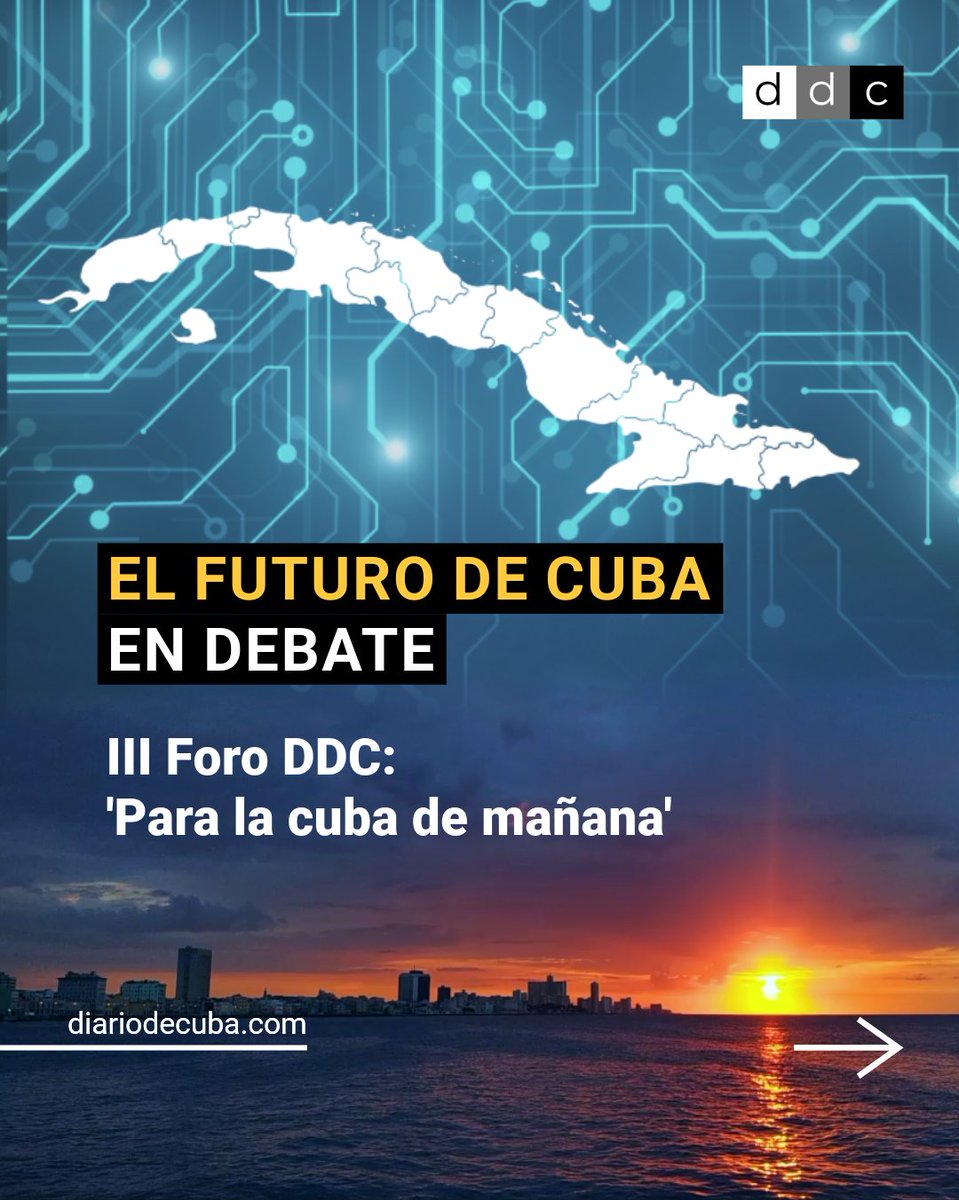 diariodecuba's tweet photo. 1/3 La #SociedadCivil asume el reto de proyectar el futuro de #Cuba. Especialistas y activistas se reúnen en Madrid el 1 y 2 de junio para debatir soluciones sobre economía, #DerechosHumanos y justicia, buscando vías hacia una #TransicionDemocratica.
No te pierdas las transmisiones en vivo a través de nuestras redes sociales.
✅ Marca el evento de tu interés y conéctate.
LEE MÁS en el programa oficial del Foro en #DiarioDeCuba
https://t.co/1z7qNOZgSH
#HumanRights