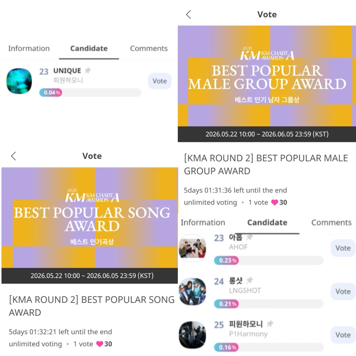 seoberriesoju's tweet photo. hello p1ece ‼️

since june starts tomorrow, we only have 5 days left before the 2nd round of KMA voting ends.

with the fandom having sm idle days lately, this is the perfect time to lock in and vote! I swear it'll only take 5-10 mins of your time. + https://t.co/u798PWUFqk