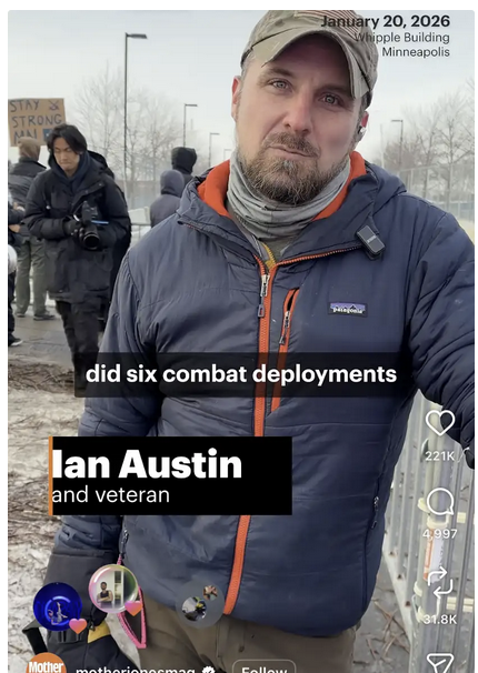 jimmy_rustlin's tweet photo. So that big mouth is Ian Austin, he was one of the morons that got arrested for storming a church in St Paul with Don Lemon. A well known figure in the Anti-Ice movement. https://t.co/OHiUM7z25v