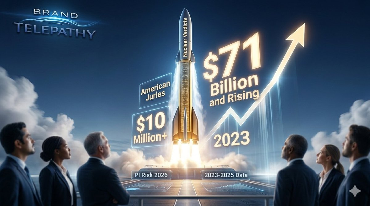 DemandCreate's tweet photo. $71 Billion and Rising: Why Nuclear Verdicts are the Defining PI Risk of 2026.
The Trend: American juries awarded over $71 billion in "nuclear verdicts" (awards exceeding $10 million) between 2023 and 2025. https://t.co/oAmsut4c4k