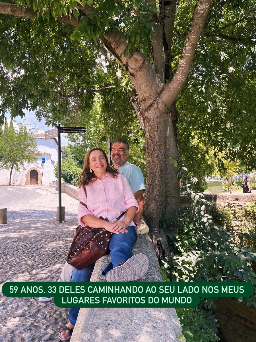 lucianaccc's tweet photo. Eu e meu amorzinho em Granada, celebrando meus 59 aninhos https://t.co/mgyyrKUEyM