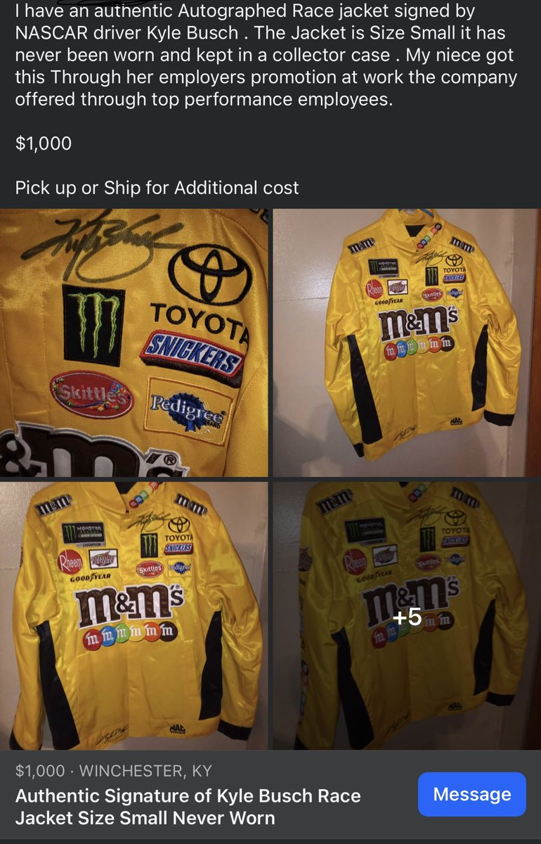 ClosingLaps's tweet photo. Would you pay $1000 for this jacket. @BrakeHardBlog https://t.co/pOAGCUMJTq