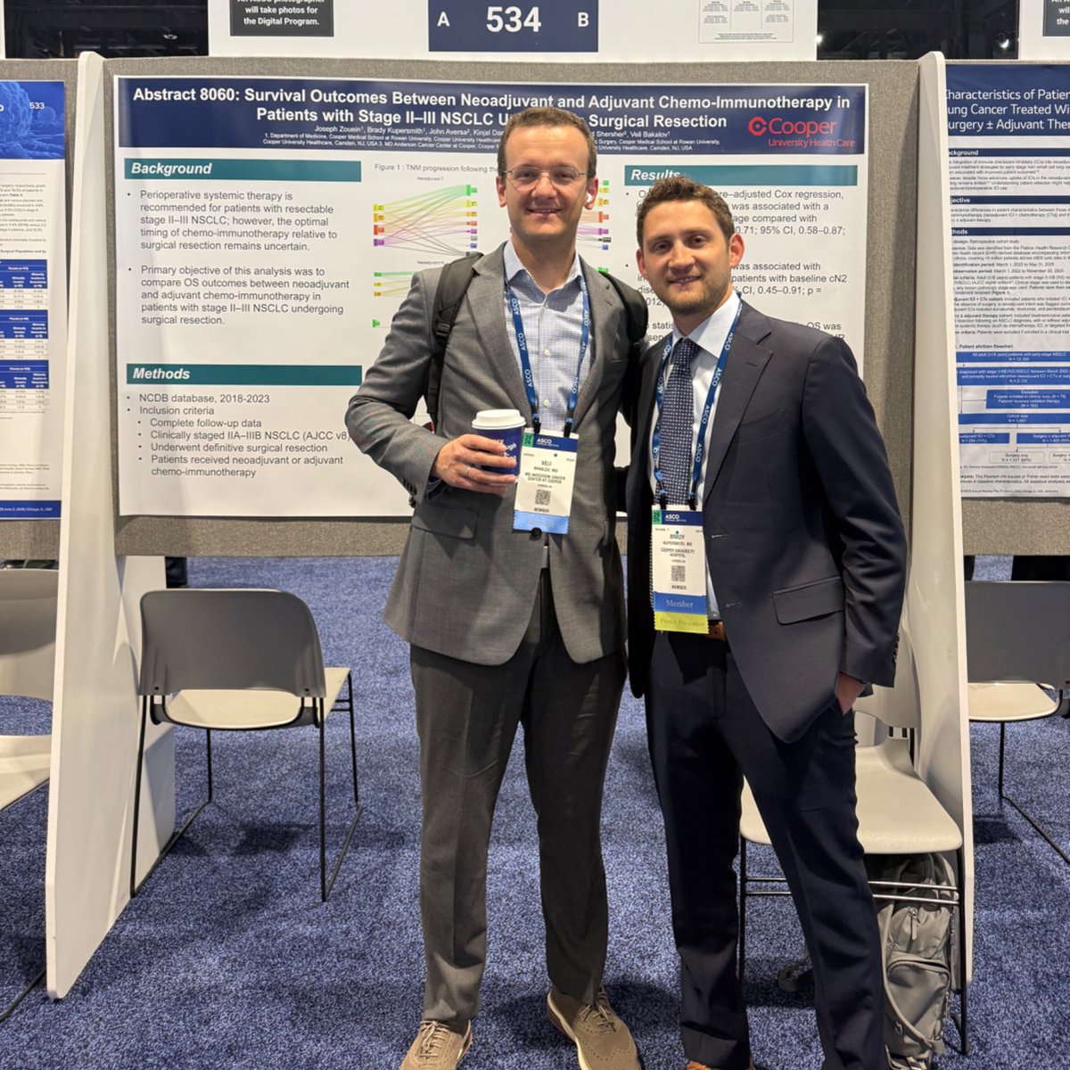 HemeOncBuddy's tweet photo. 🎉🙋‍♂️
Proud moment! 🫡

From weekly research meetings to @ASCO Merit Award! #ASCO26

@JosephZouein PGY1 and Brady Kupersmith PGY2 at @CooperIMRes both did an amazing job representing @CooperHealthNJ 

Please retweet and support this guys!👏🙏 https://t.co/OvcxRPim2U