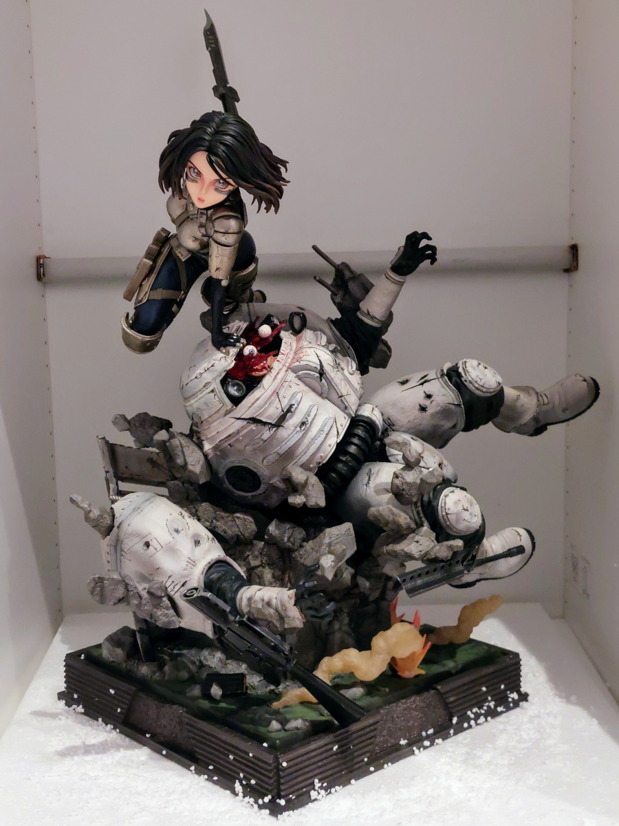 animint's tweet photo. Gally version ultimate, parue chez Prime Studio en avril 2023 #figurine #resine #gunnm https://t.co/bKl3oX9e6K