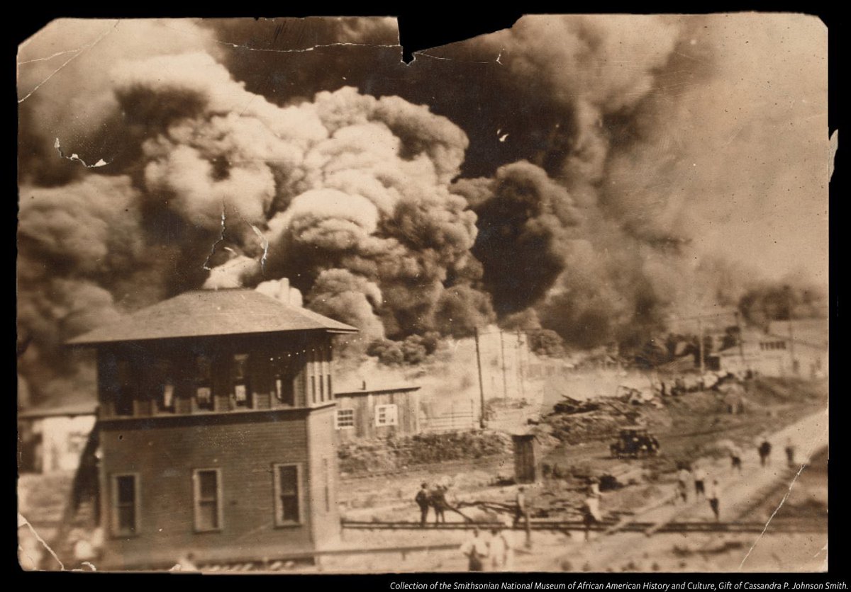 uche_blackstock's tweet photo. 1/ It’s the 105th anniversary of the Tulsa Race Massacre, and I’ve been thinking about what healing actually requires.

When we talk about Tulsa, we often talk about history, the destruction of Black Wall Street, and the generational wealth that was stolen. https://t.co/vsXGDmMC0y
