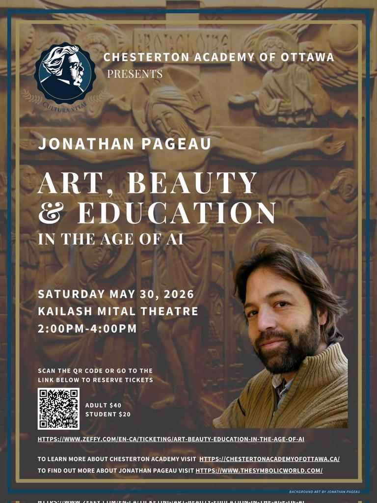 ChestertonOTT's tweet photo. We are hopeful the video of @PageauJonathan's incredible presentation &amp; visit with #ChestertonAcademyofOttawa will be available soon

Stay tuned

Also, congratulations to our winners

Following his presentation,  the 3 early booking tickets were drawn

Winners will be notified https://t.co/UeRLYNJNSh