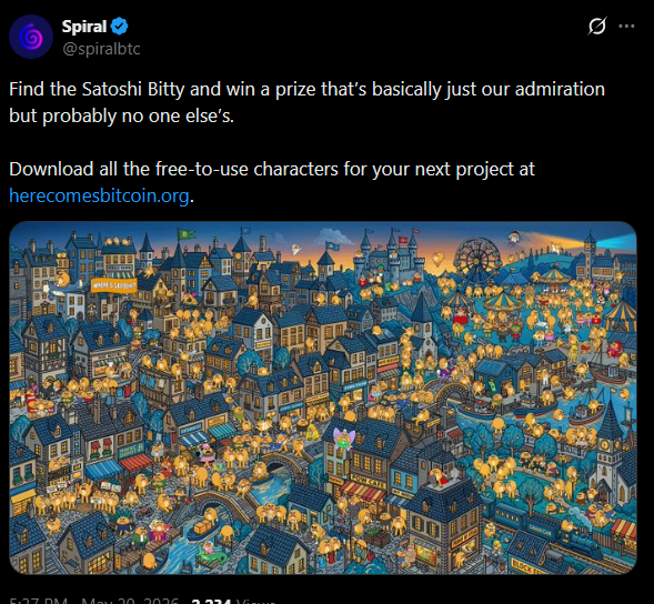 unusual_vvhaIes's tweet photo. @davidgokhshtein did you know that @spiralbtc  is the Square team that created the mascot?
And
you can buy it only on the same chain as bitcoin, same supply and Bitty ($BTTY) support Jack 😅tho https://t.co/RaK2Ivb92a