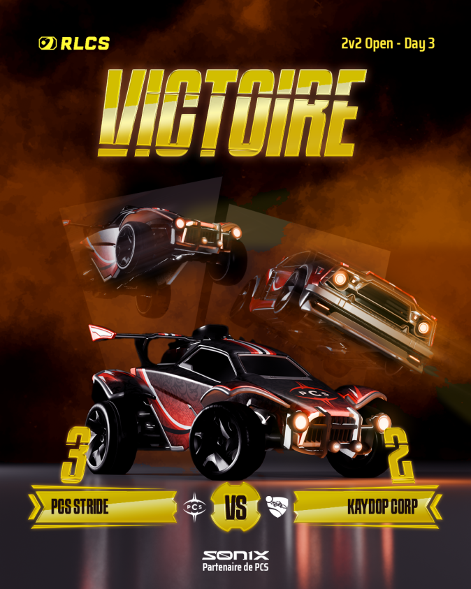 PCS_Original's tweet photo. 🔴 | ROCKET LEAGUE | ⚫️
On a joué des pneus jusqu’à la dernière ligne droite…
et on arrache le 3 - 2 face à @KaydopCorp 🔥
Respect à @Kaydops & @mawkzy1
#PCSWIN ❤️🖤 https://t.co/vvv1MelPj7